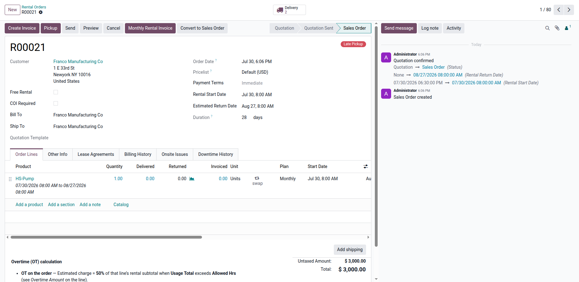 Rental Booking, Compliance & Dispatch
