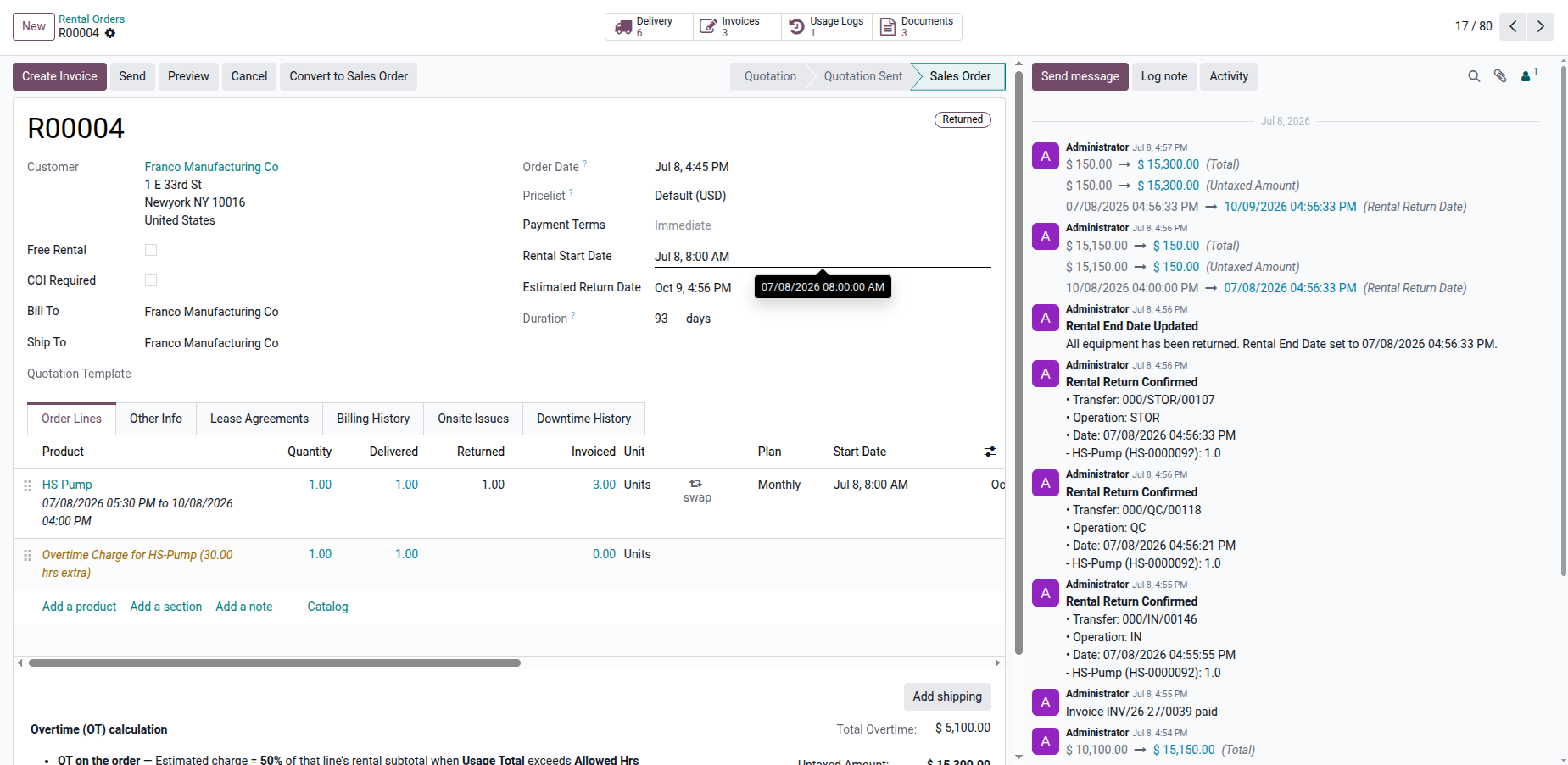 Automated Billing, Costing & Management Visibility