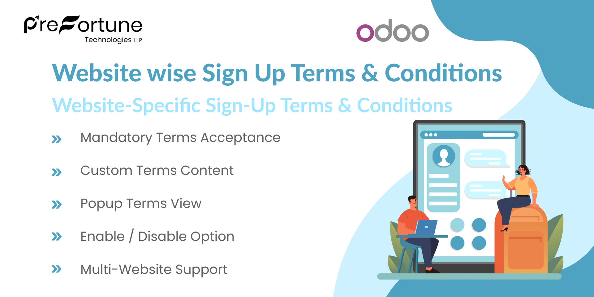 Website Wise Sign Up Terms & Conditions
