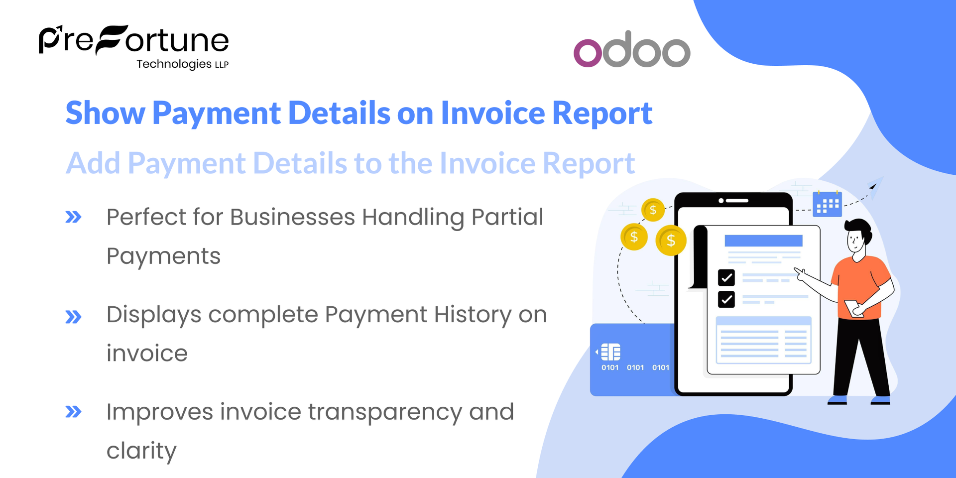Show Payment Details on Invoice Report