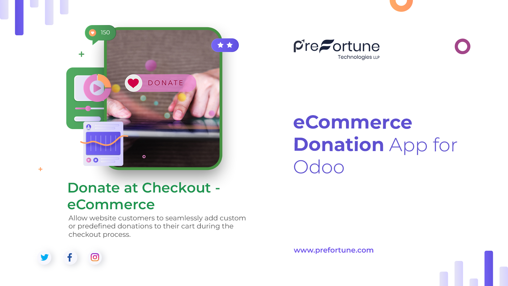 eCommerce Donation App for Odoo