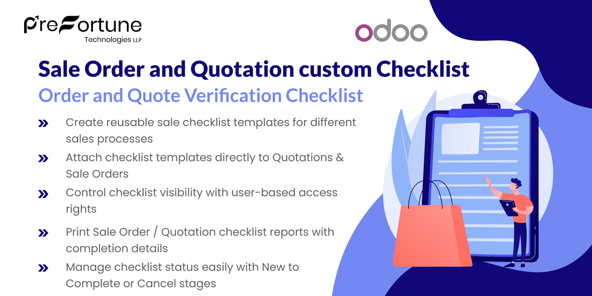 Odoo Sale Order Checklist | Quotation Checklist Module