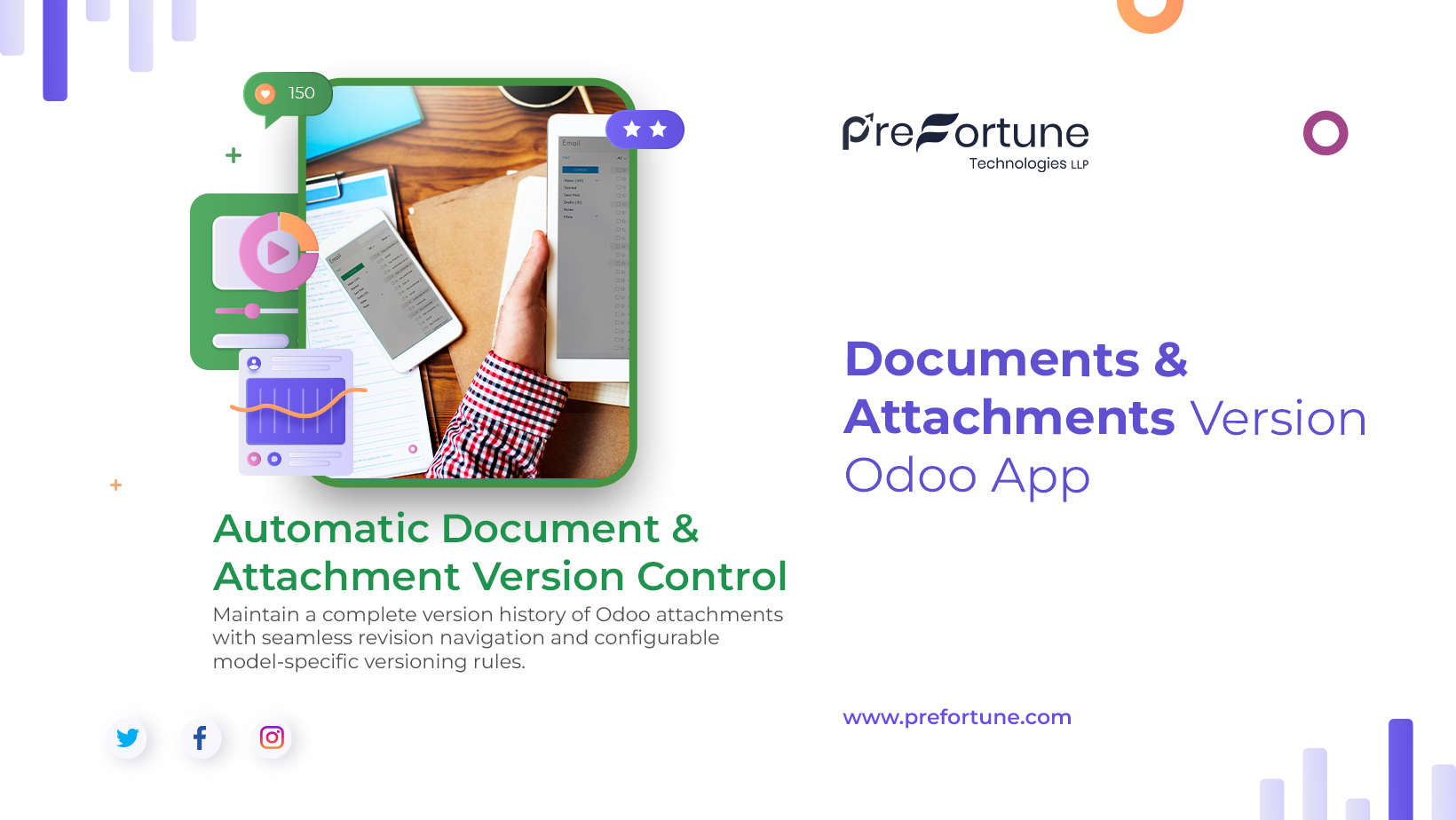 Documents & Attachments Version Odoo App