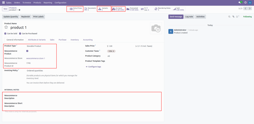 Sync WooCommerce with Odoo